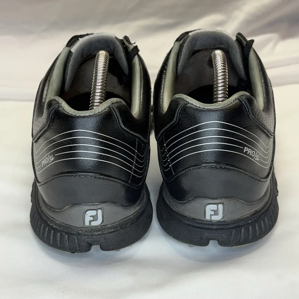 Foot Joy‎ PRO SL Black Soft Spikes Golf Shoes Men's US Size 10 W 53273